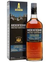 Auchentoshan (OCH-en-TOSH-en) Three Wood
